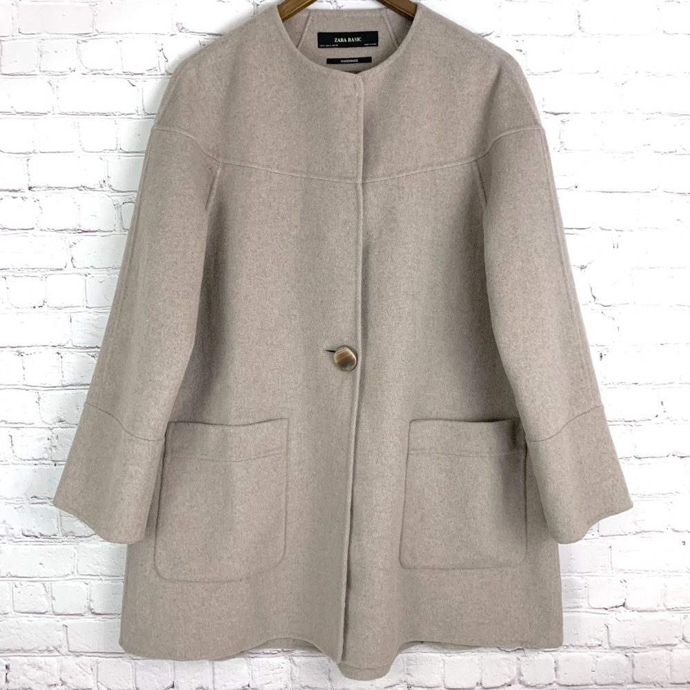 Zara Camel Swing Coat